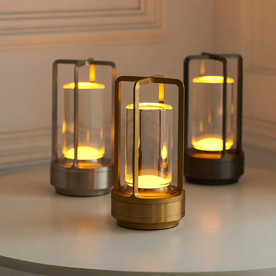Portable Lantern Cordless Table Lamp