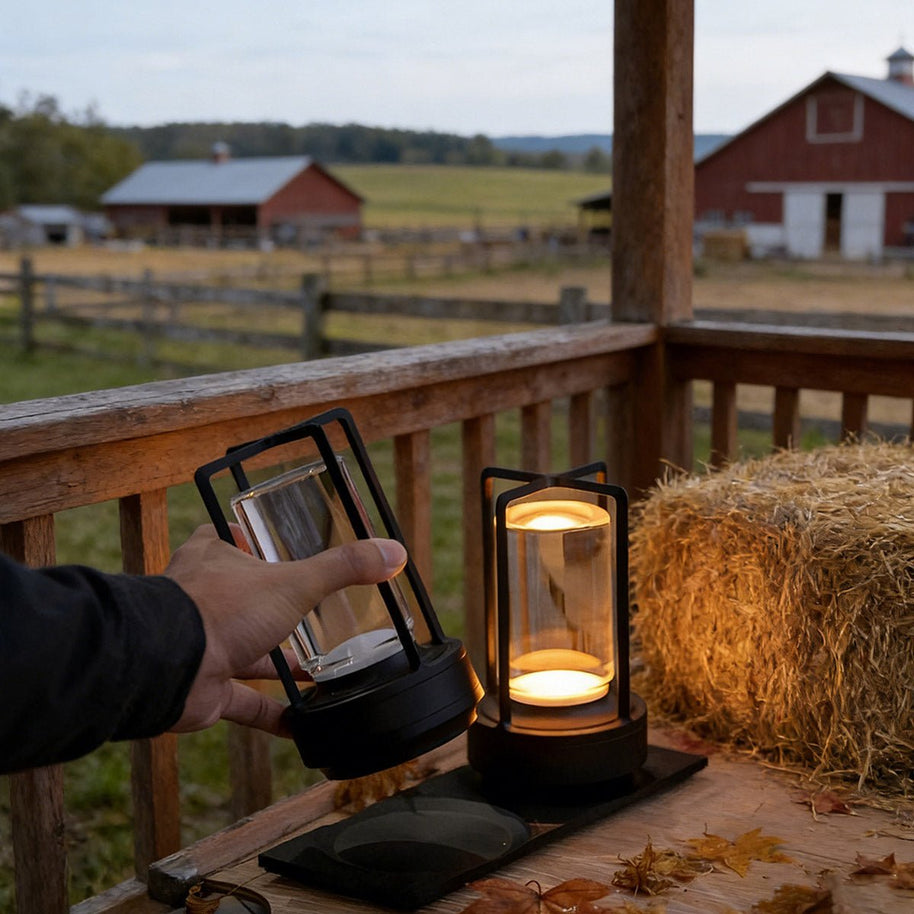 Portable Lantern Cordless Table Lamp