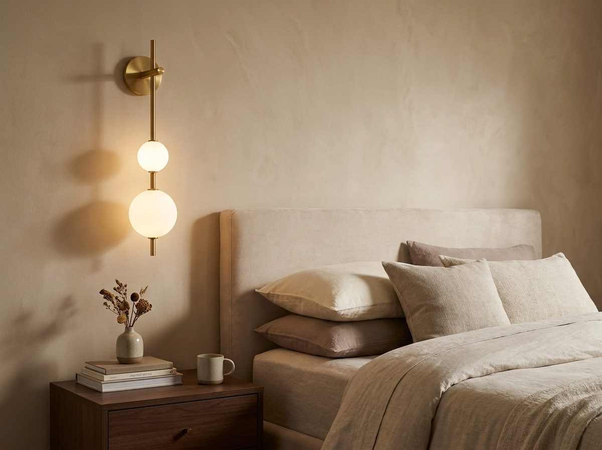 Solenne Vertical Globe Wall Light