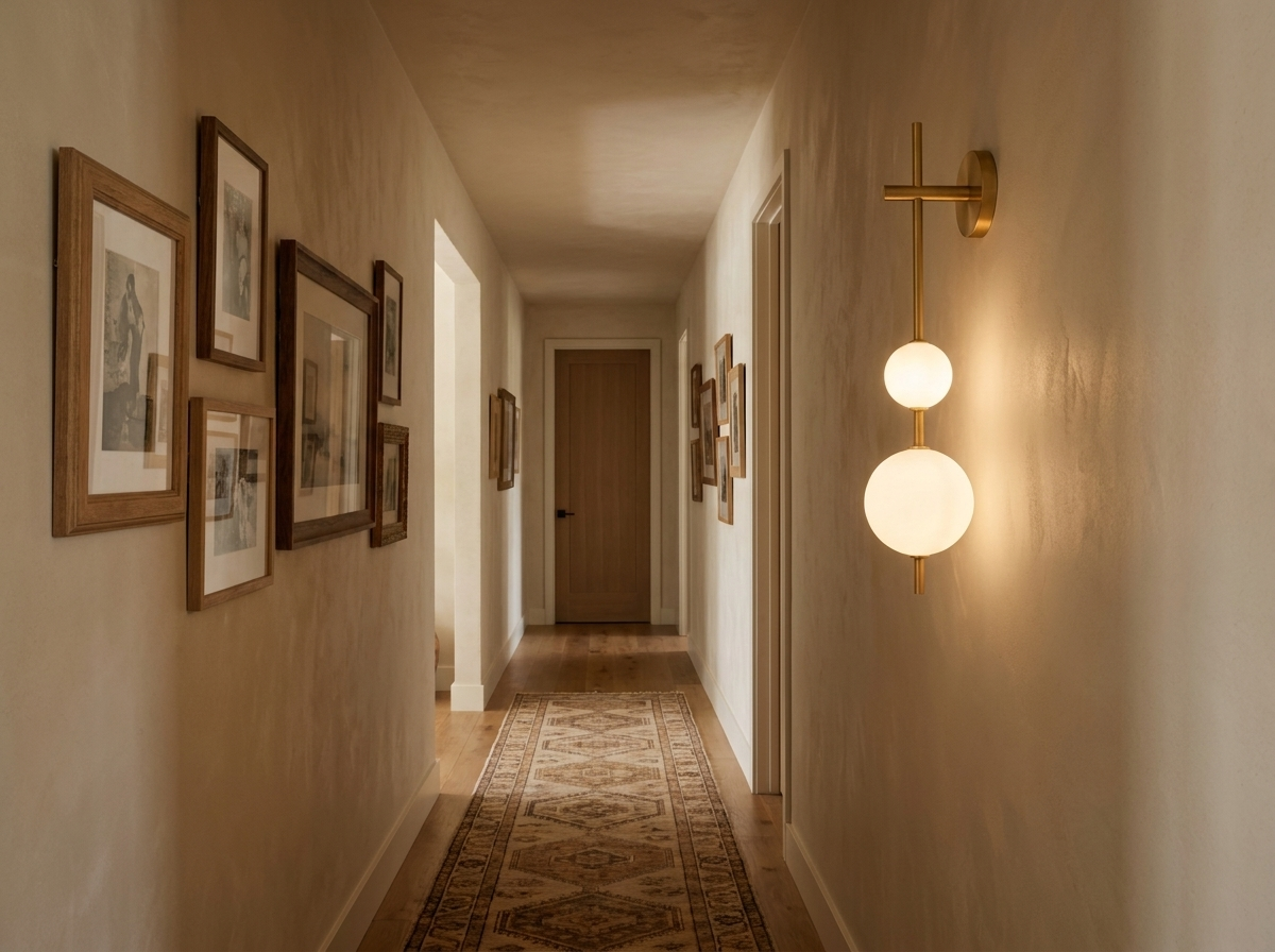 Solenne Vertical Globe Wall Light