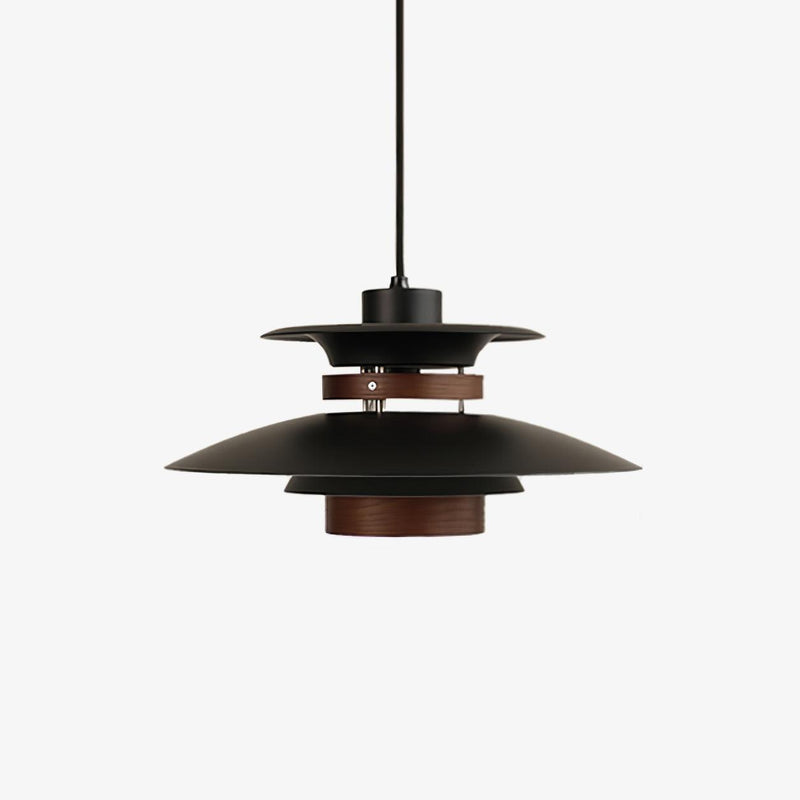 Stratova Layered Wood Pendant Light
