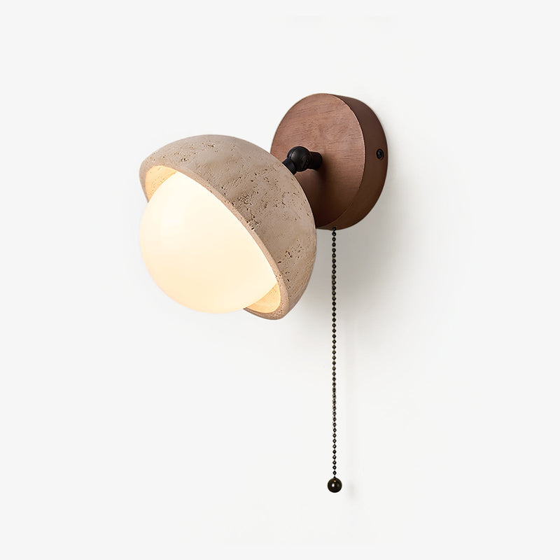 Travissa Travertine Wall Sconce
