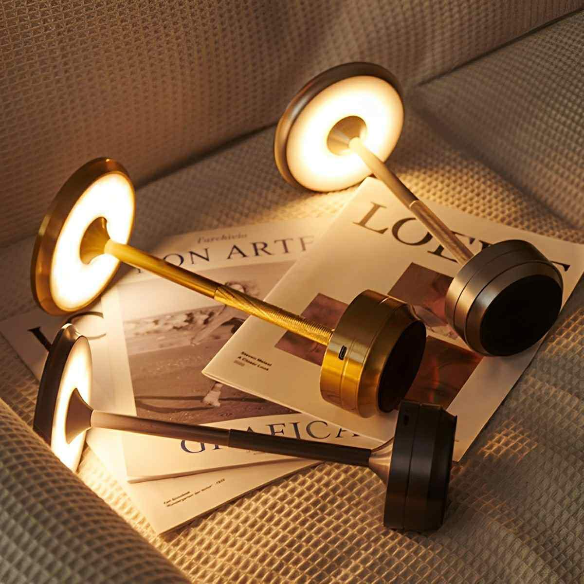 USB Dimmable Dish LED Table Lamp – image 6
