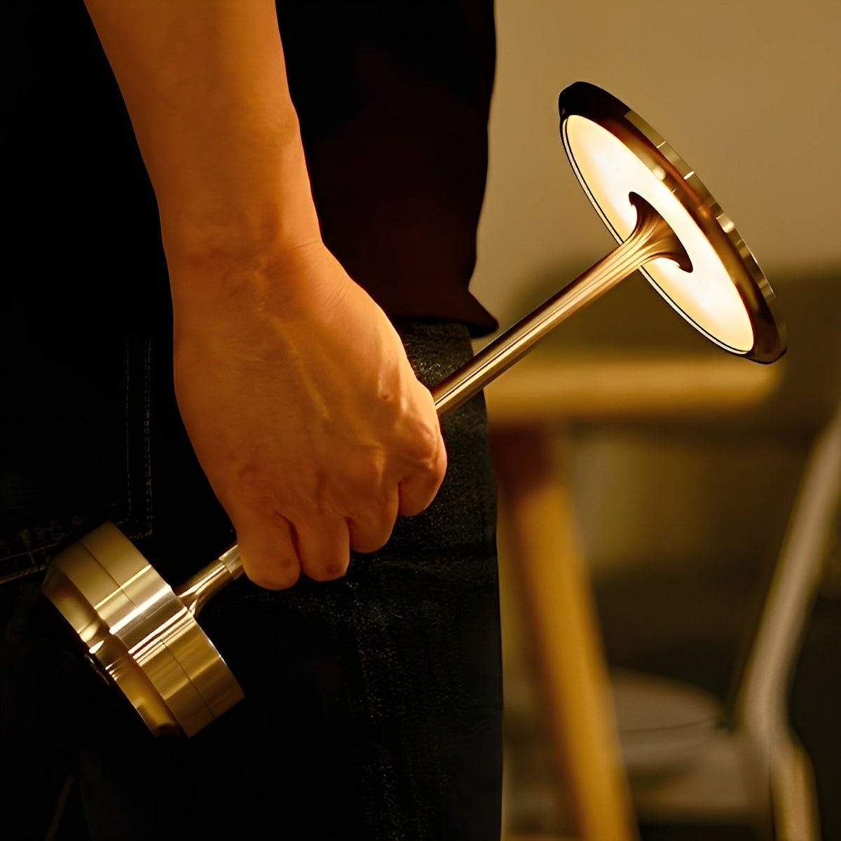 USB Dimmable Dish LED Table Lamp – image 8