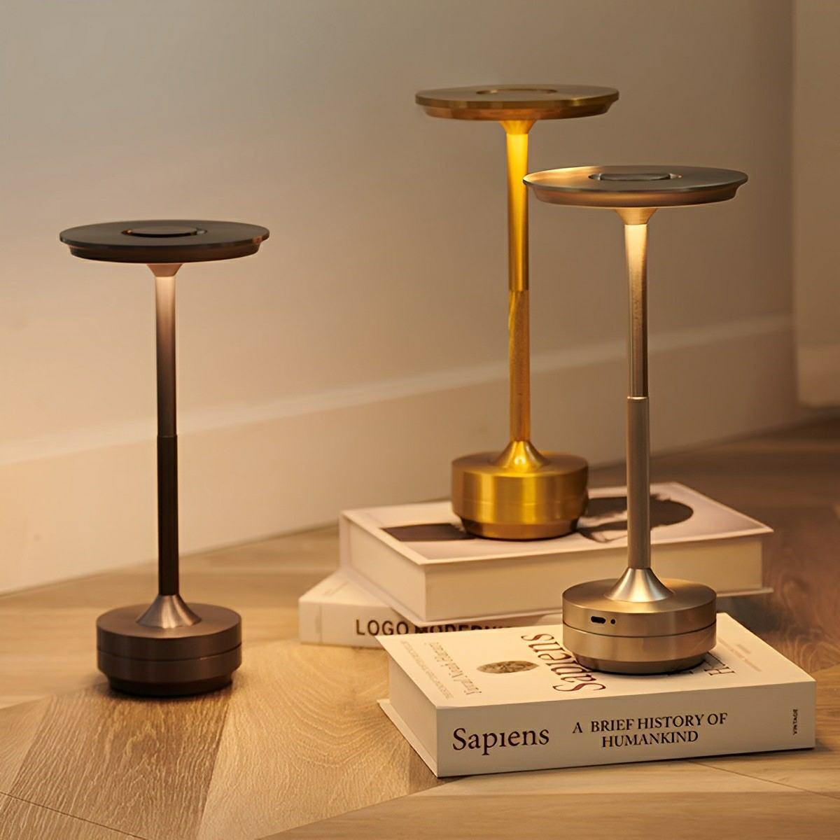 USB Dimmable Dish LED Table Lamp – image 3
