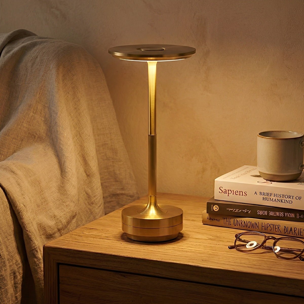 USB Dimmable Dish LED Table Lamp – image 2