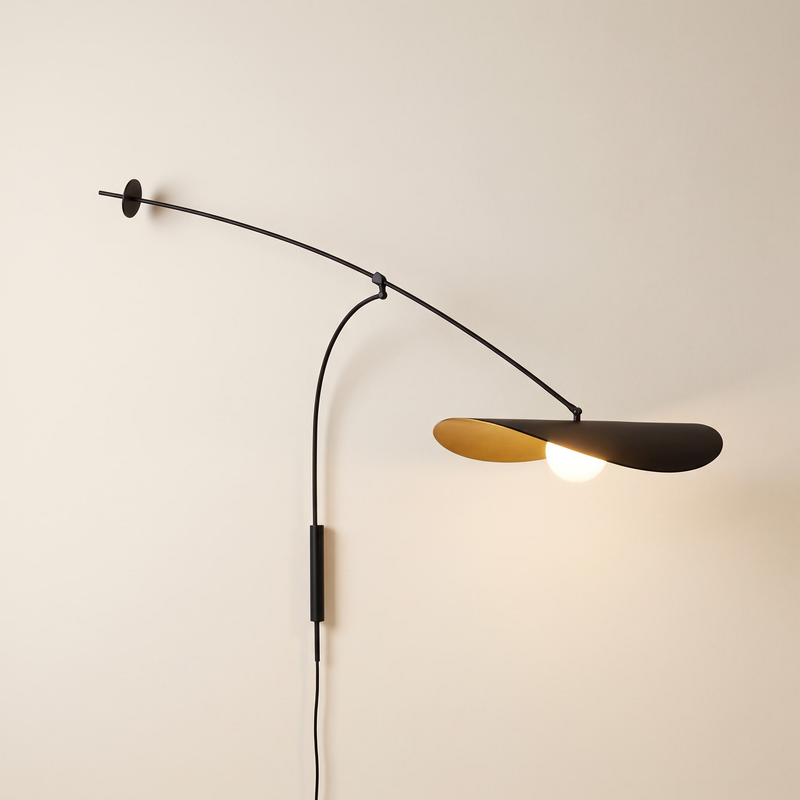 Varenne Counterweight Arm Plug-In Wall Light